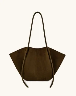 Nala Wide Tote Bag - Mocha Brown