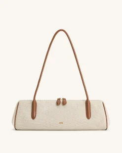 Nova Shoulder Bag - Brown Canvas