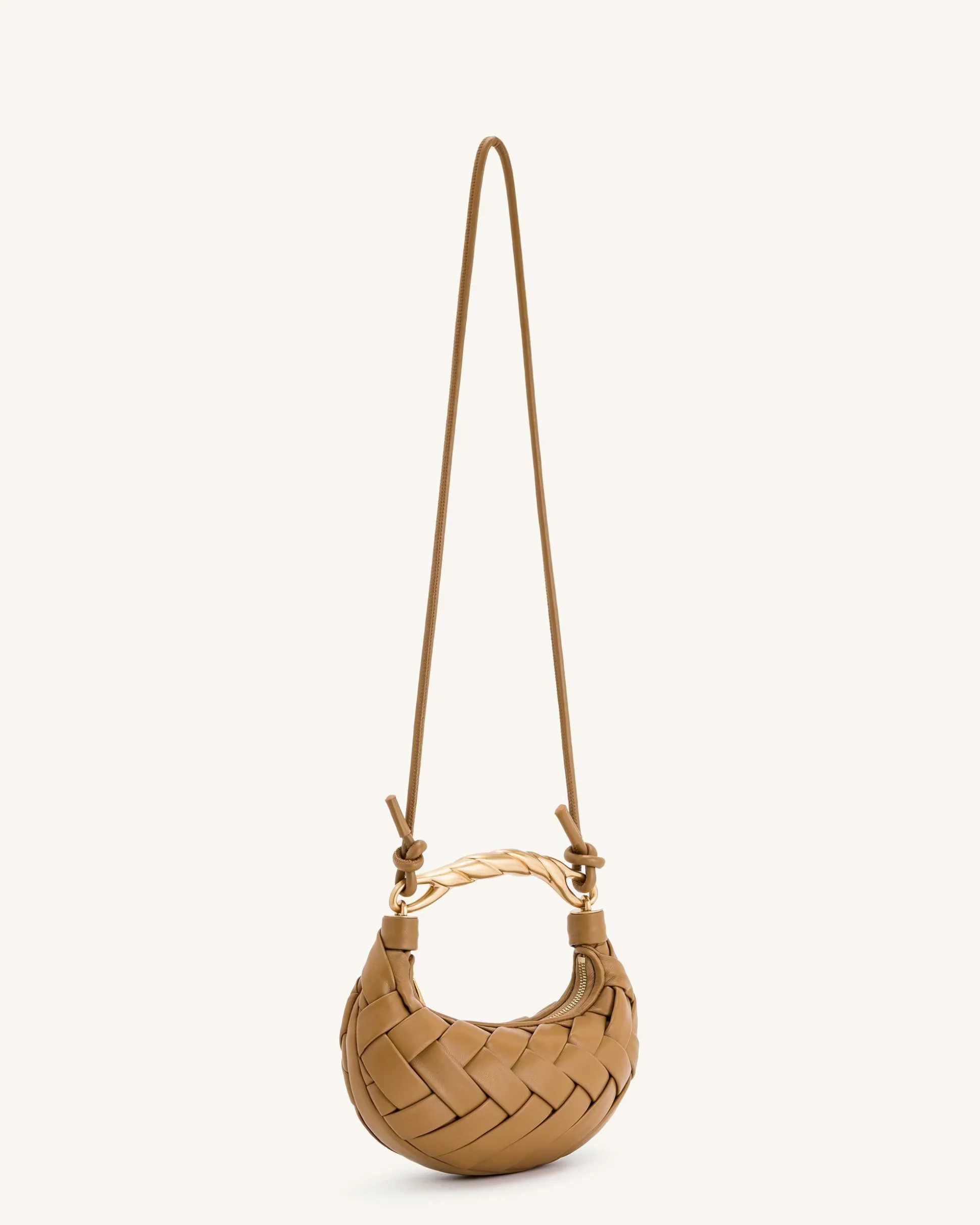 Orla Weave Handbag - Brown