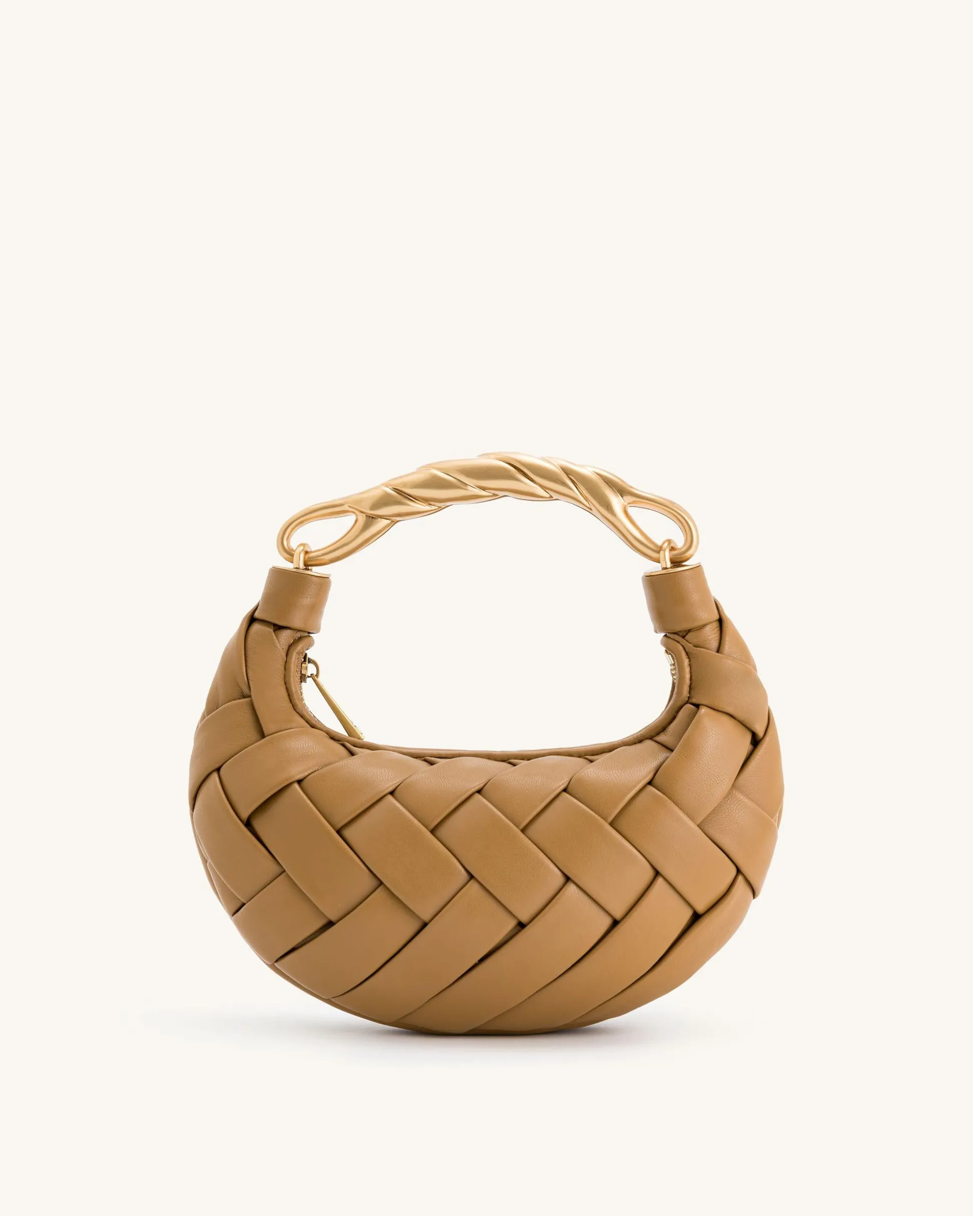 Orla Weave Handbag - Brown