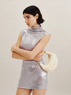 Orla Weave Handbag - White | JW PEI