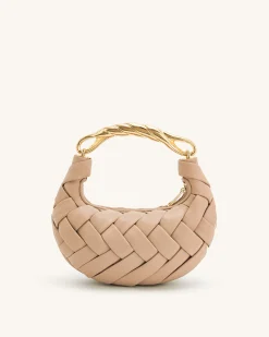 Orla Weave Handbag - White | JW PEI