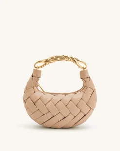Orla Weave Handbag - White | JW PEI