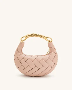 Orla Weave Handbag - White | JW PEI