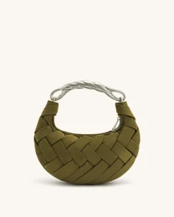 Orla Weave Handbag - White | JW PEI