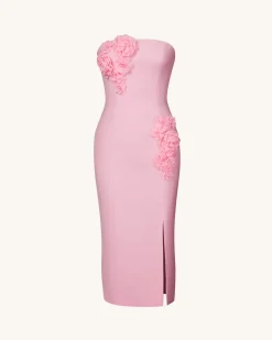 Petal Perfection Cocktail Dress - Pink