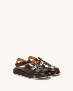 Piper Platform Sandal - Coffee