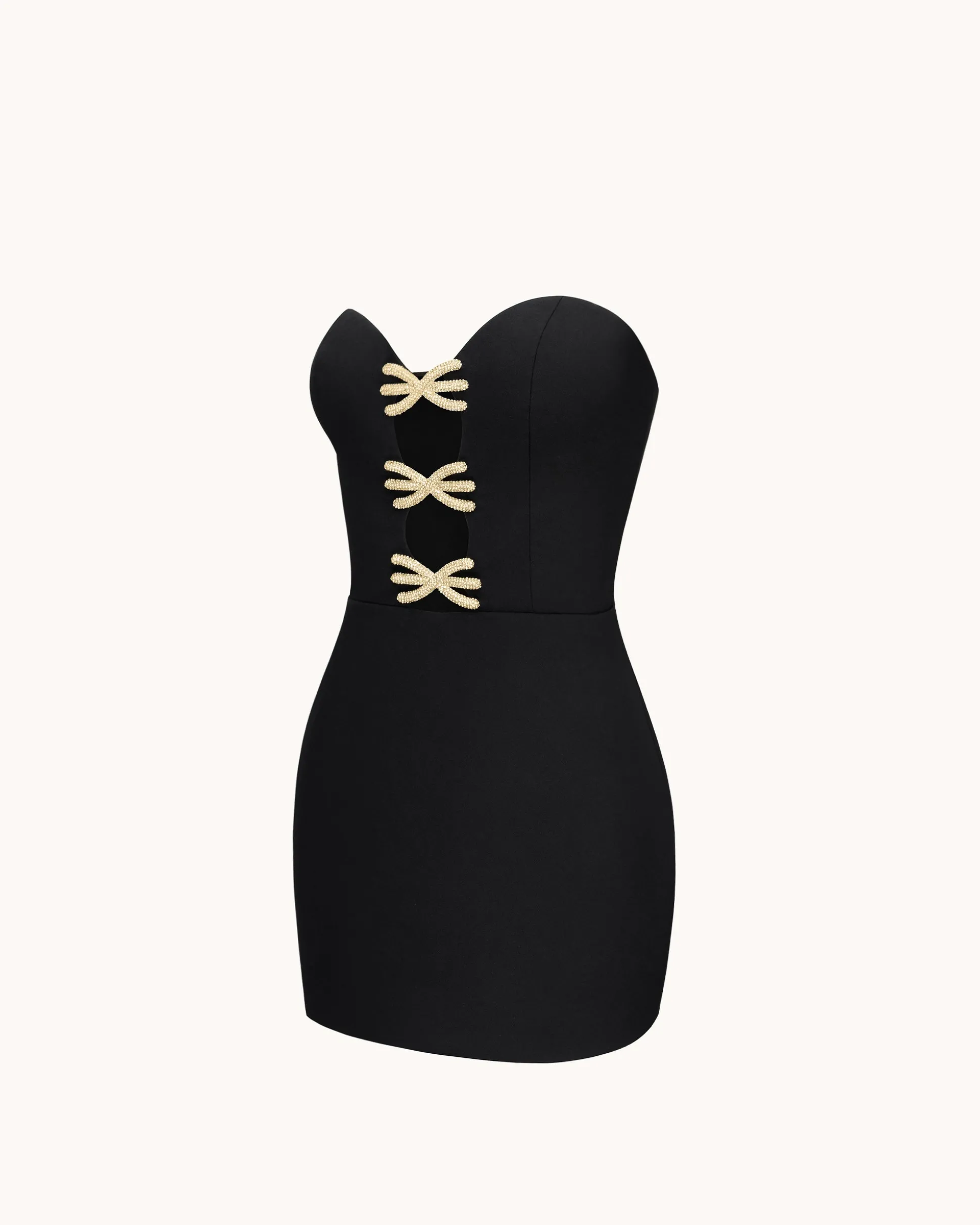 Samantha Cutout Mini Dress - Black