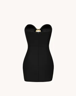 Samantha Cutout Mini Dress - Black