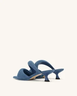 Sara Mule Denim - Blue