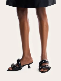 Sara Studded Mule - Black