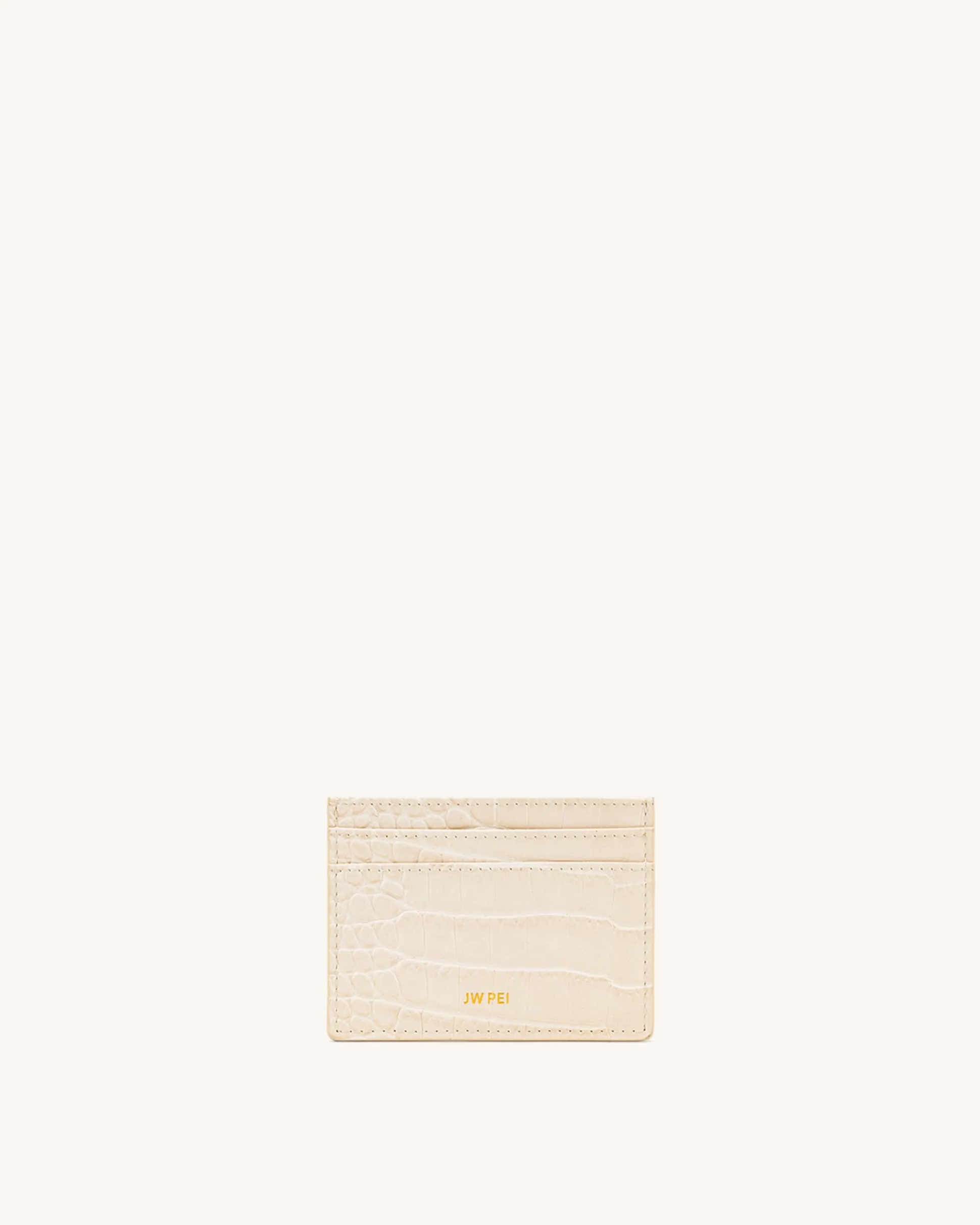 The Card Holder - Ivory Croc