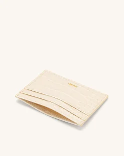 The Card Holder - Ivory Croc