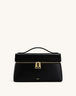 Thea Top Handle Bag - Black