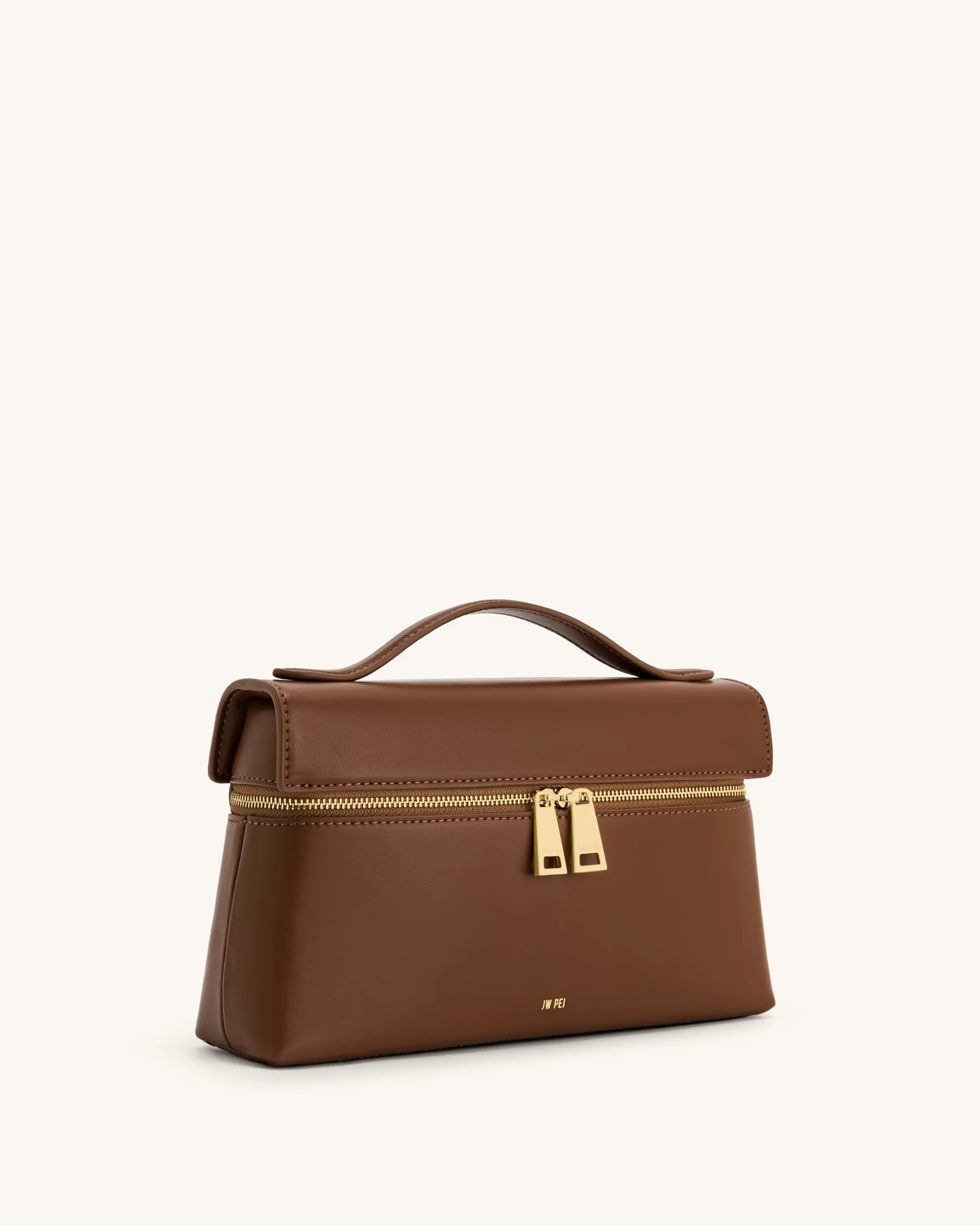 Thea Top Handle Bag - Brown