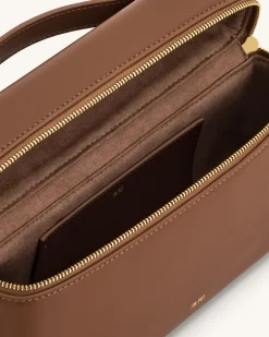 Thea Top Handle Bag - Brown