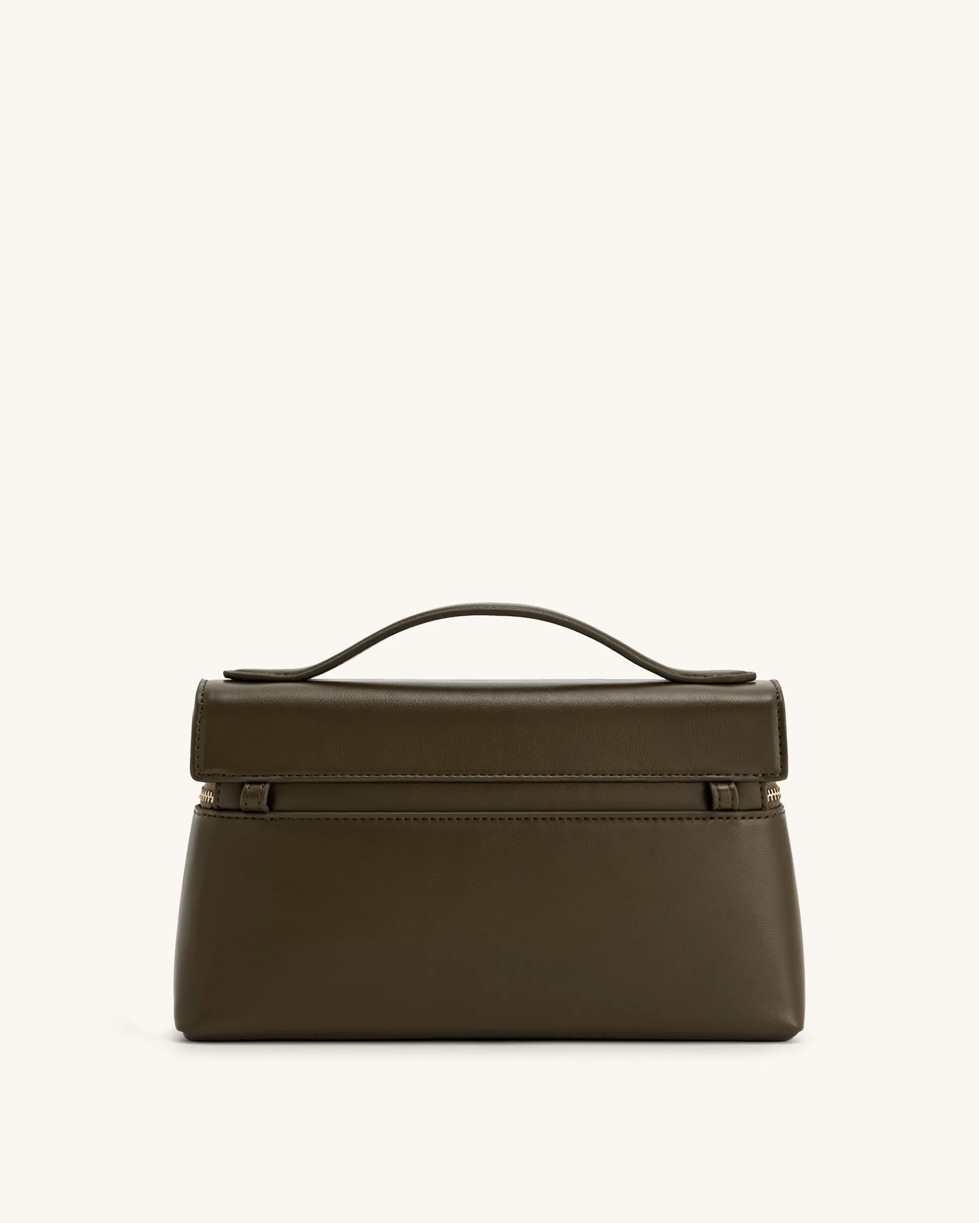Thea Top Handle Bag - Dark Olive