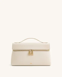Thea Top Handle Bag - White