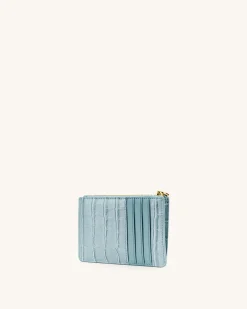 Women's Zipped Card Holder - Vegan Leather - JW PEI