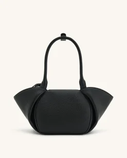 Zoey Pockets Shoulder Bag - Black