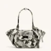 Zoey Pockets Shoulder Bag - White
