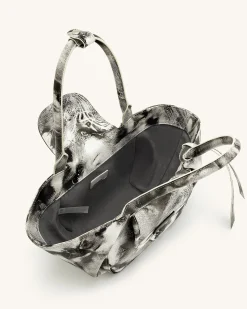 Zoey Pockets Shoulder Bag - White